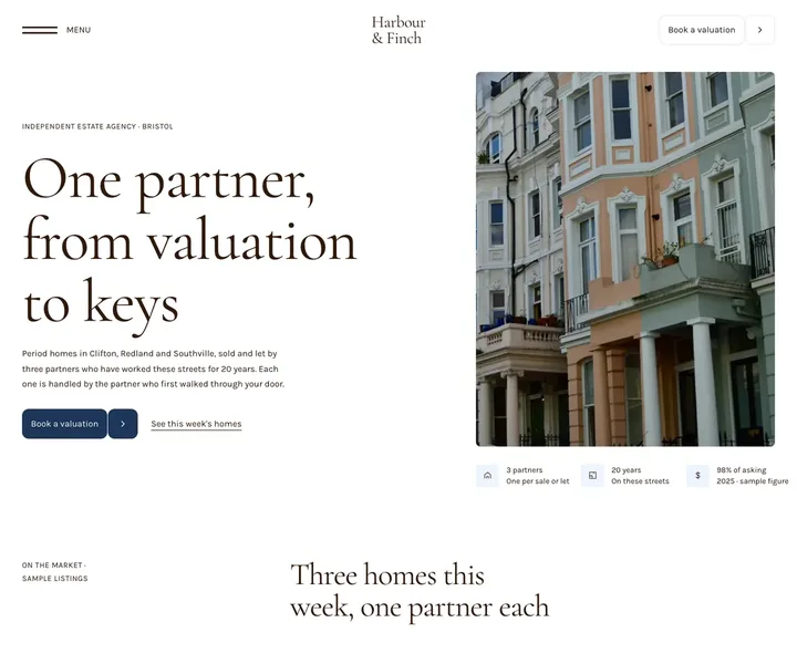 Harbour & Finch, made with Orvel