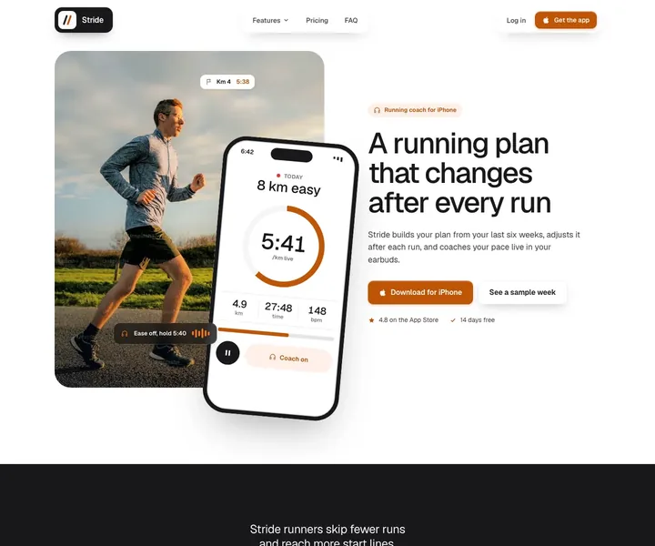 Stride, made with Sorvi